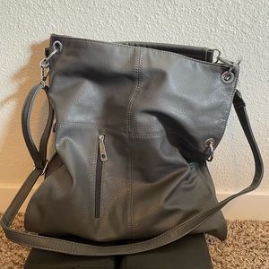 Gray purse - from Italy